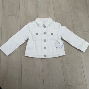 Gap Toddler White Denim Jacket